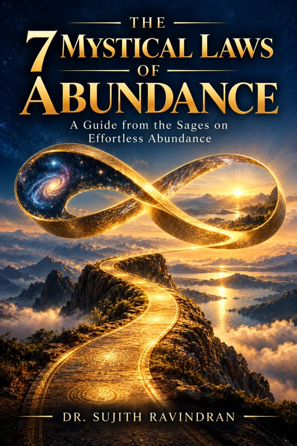 Front cover of The 7 Mystical Laws of Abundance by Dr. Sujith Ravindran