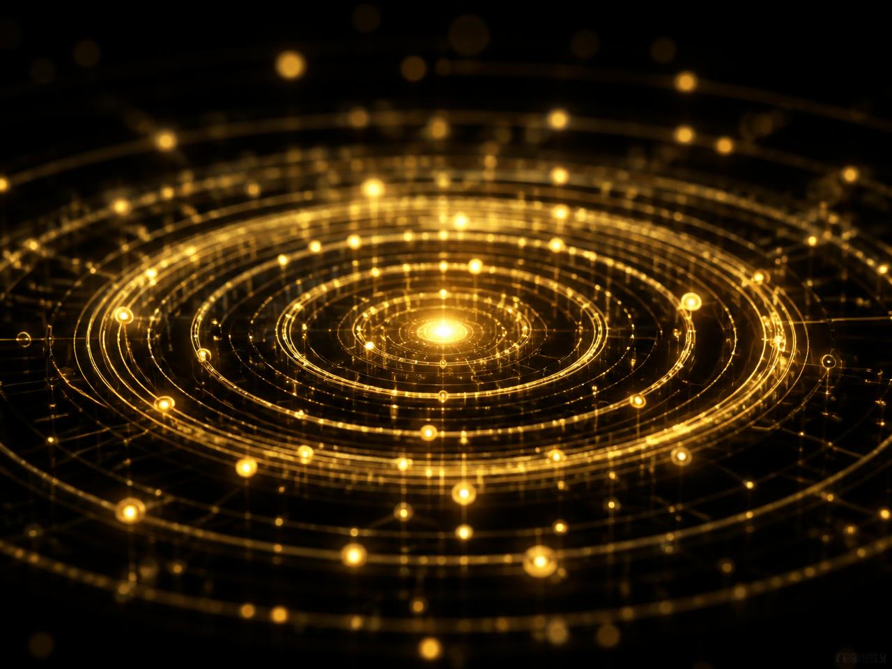 Concentric golden rings representing a multi-anchor persistent memory core
